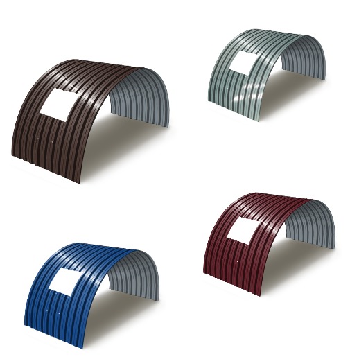 Укрытие конвейеров из арочного профнастила МП10ПГ — примеры конструкций и покрытий